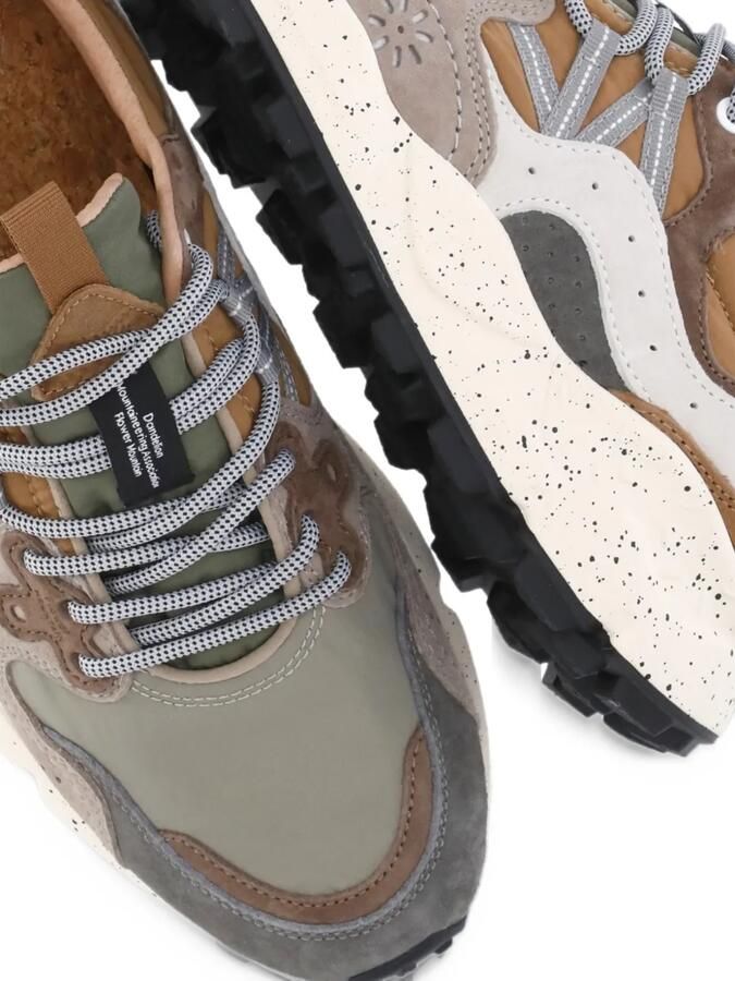 FLOWER MOUNTAIN Yamano 3 panelled sneakers Grijs - Foto 2