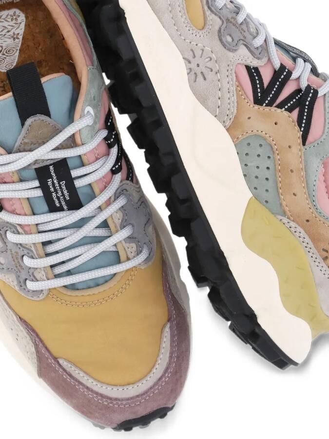 FLOWER MOUNTAIN Yamano 3 panelled sneakers Roze - Foto 2
