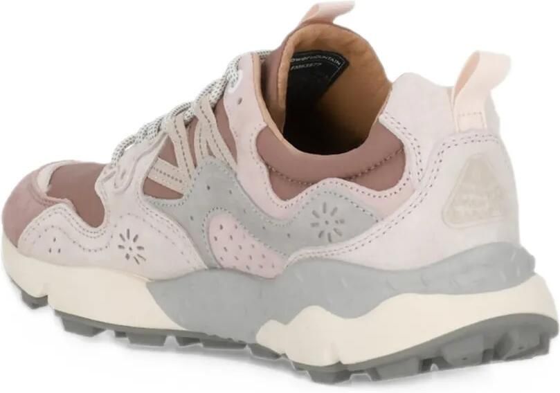 FLOWER MOUNTAIN Yamano 3 panelled sneakers Roze - Foto 4