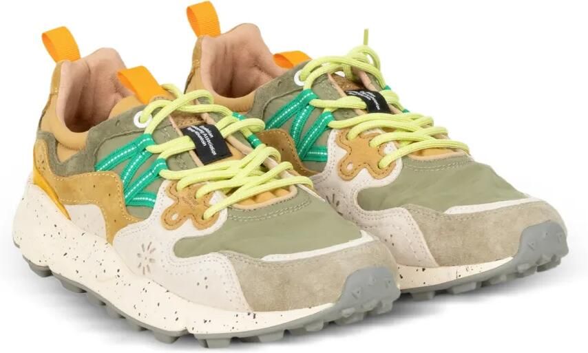 FLOWER MOUNTAIN Yamano 3 sneakers met applicatie Geel - Foto 2