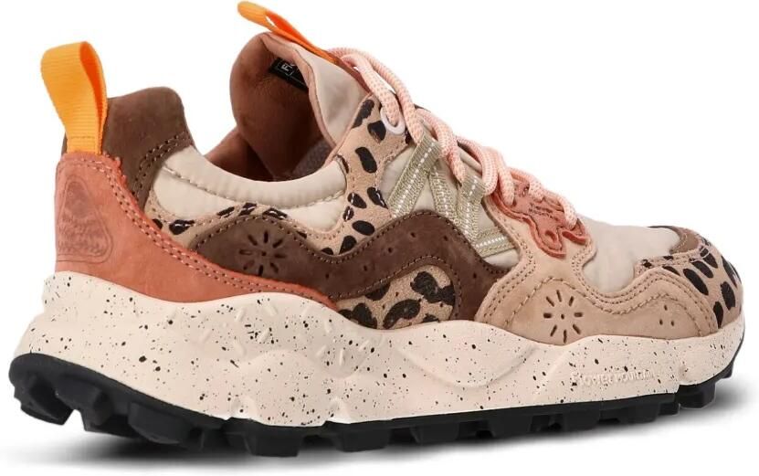FLOWER MOUNTAIN Yamano 3 sneakers met luipaardprint Beige - Foto 4