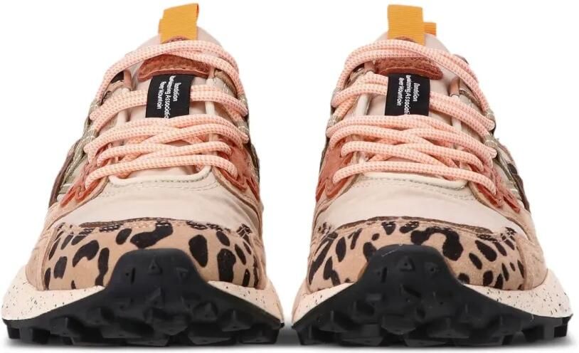 FLOWER MOUNTAIN Yamano 3 sneakers met luipaardprint Beige - Foto 5