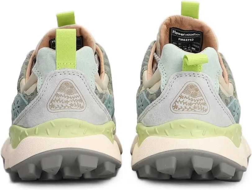 FLOWER MOUNTAIN Yamano 3 sneakers met luipaardprint en vlakken Beige - Foto 3