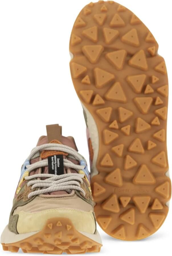 FLOWER MOUNTAIN Yamano 3 sneakers met suède vlakken Beige - Foto 2