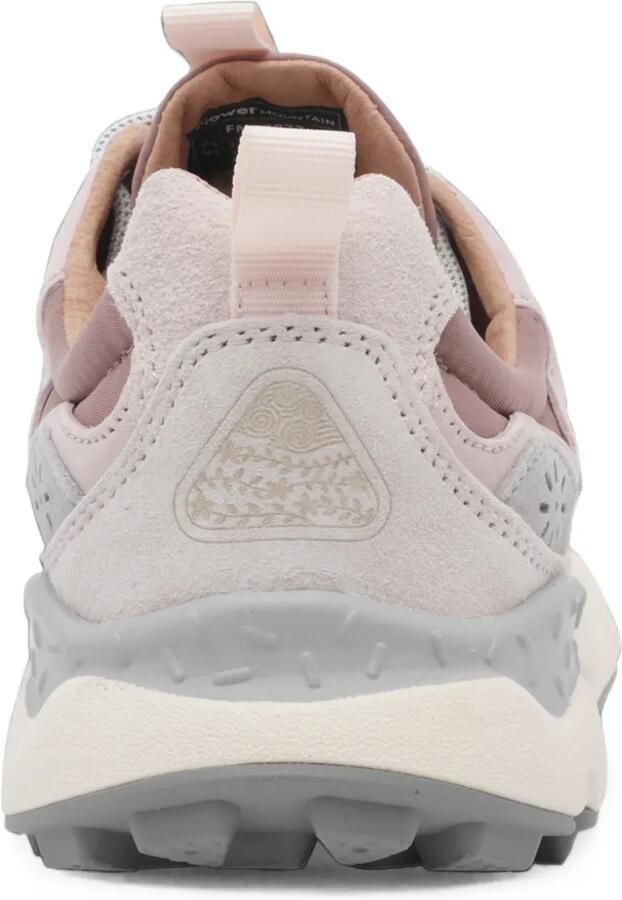 FLOWER MOUNTAIN Yamano 3 sneakers met suède vlakken en geperforeerde details Roze - Foto 2