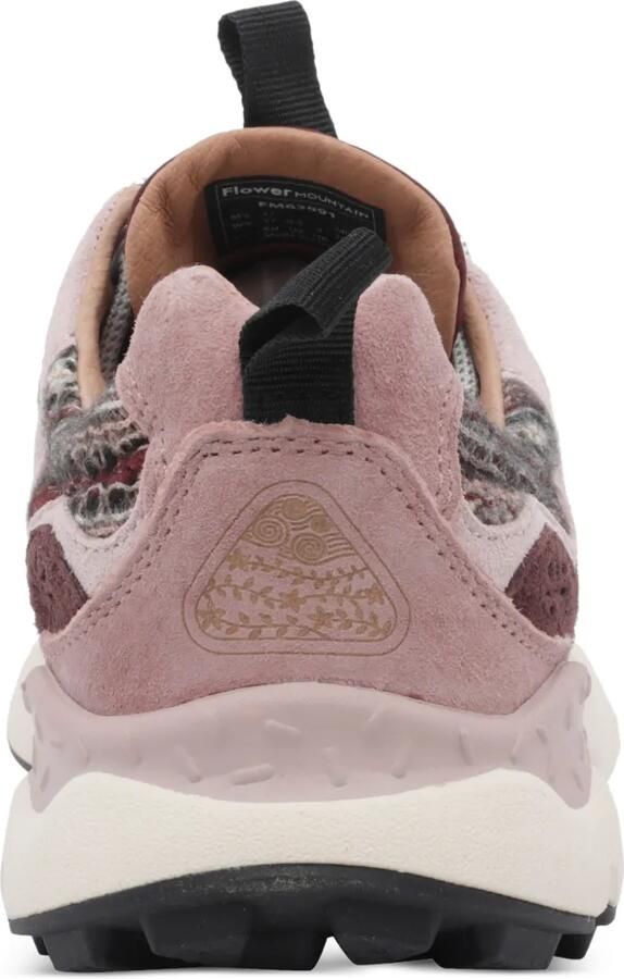 FLOWER MOUNTAIN Yamano 3 sneakers met suède vlakken Roze - Foto 2