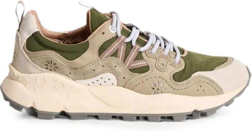 FLOWER MOUNTAIN Yamano 3 sneakers met vlakken Beige