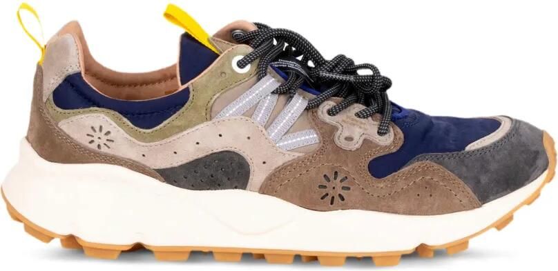 FLOWER MOUNTAIN Yamano 3 sneakers met vlakken Bruin