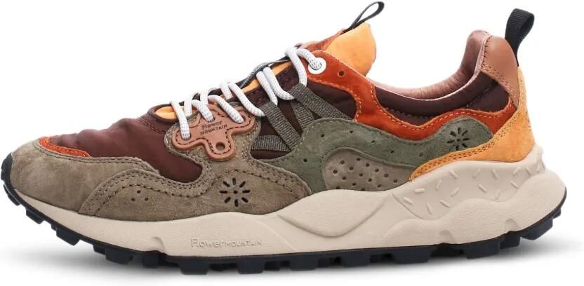 FLOWER MOUNTAIN Yamano 3 sneakers met vlakken Bruin