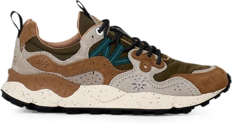 FLOWER MOUNTAIN Yamano 3 sneakers met vlakken Bruin