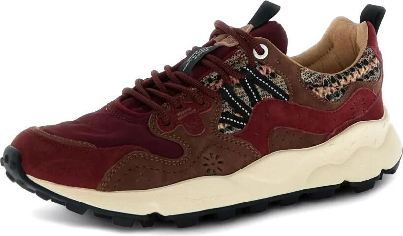 FLOWER MOUNTAIN Yamano 3 sneakers met vlakken Rood