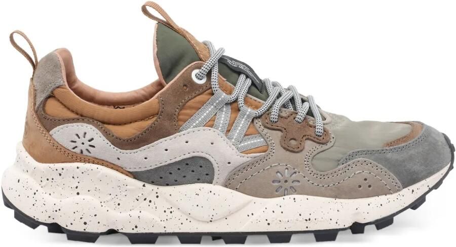 FLOWER MOUNTAIN Yamano 3 suède leren sneakers Grijs