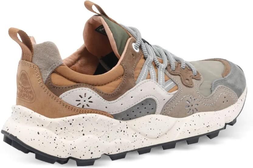 FLOWER MOUNTAIN Yamano 3 suède leren sneakers Grijs - Foto 3