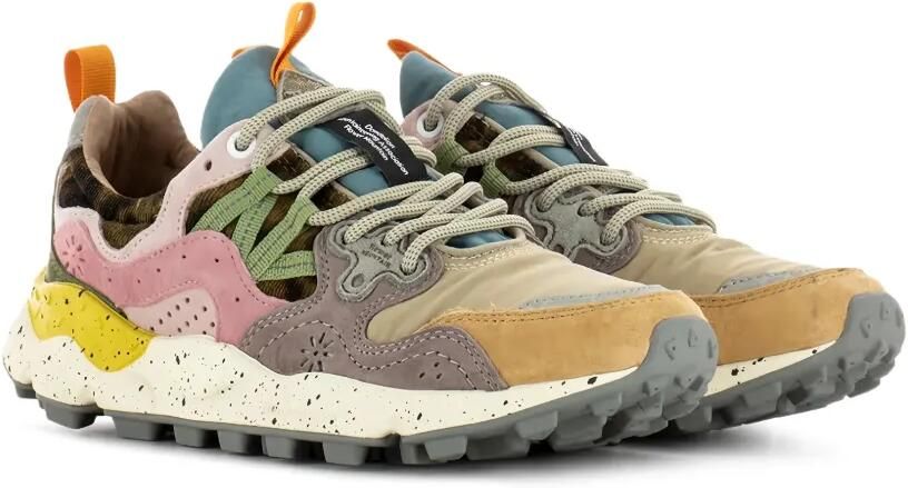 FLOWER MOUNTAIN Yamano 3 suède sneakers Beige - Foto 4