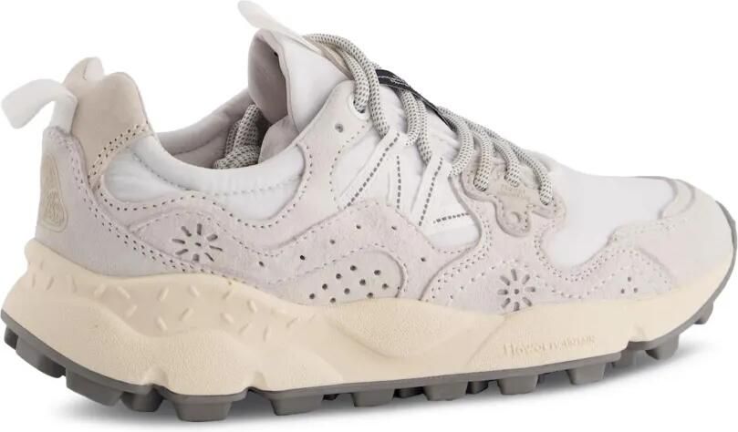 FLOWER MOUNTAIN Yamano 3 Uni sneakers met veters Beige - Foto 4