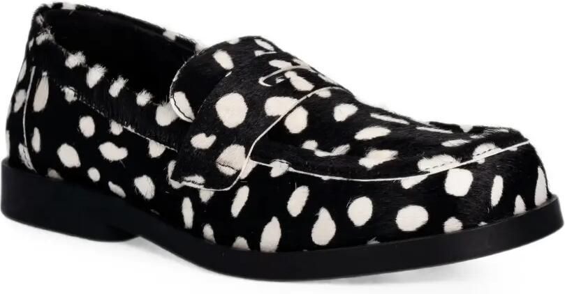 Fly London ANKI534FLY loafers met stippen en ponyhaar Zwart - Foto 2