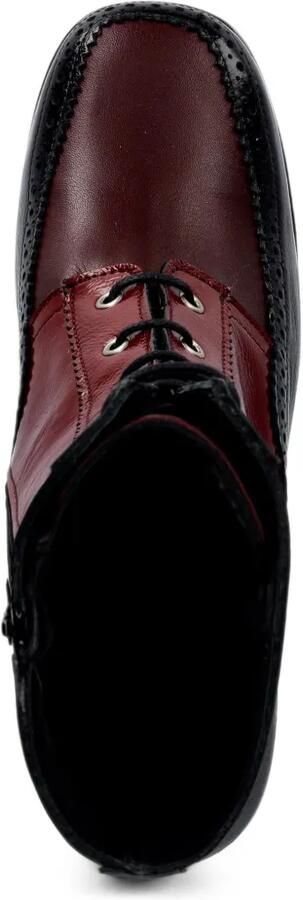 Fly London Laarzen met brogue detail Rood - Foto 4