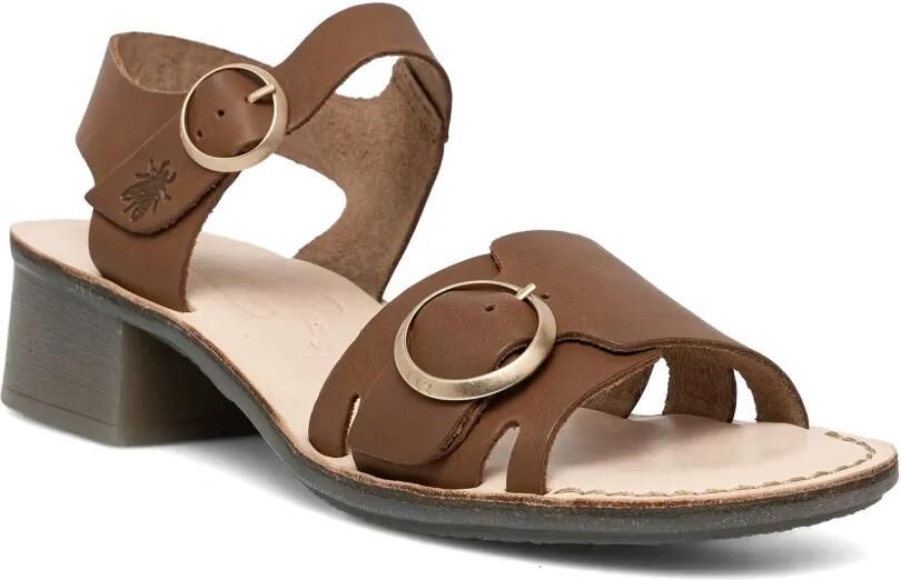 Fly London Ebli238fly leren sandalen met gespsluiting Bruin - Foto 3