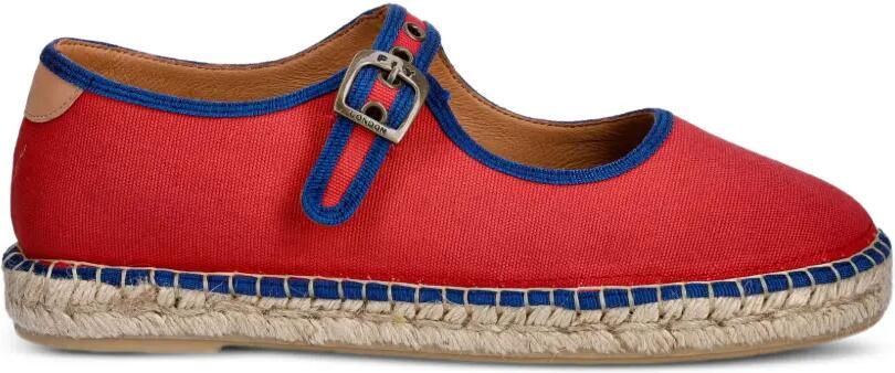 Fly London Espadrilles met gespsluiting Rood