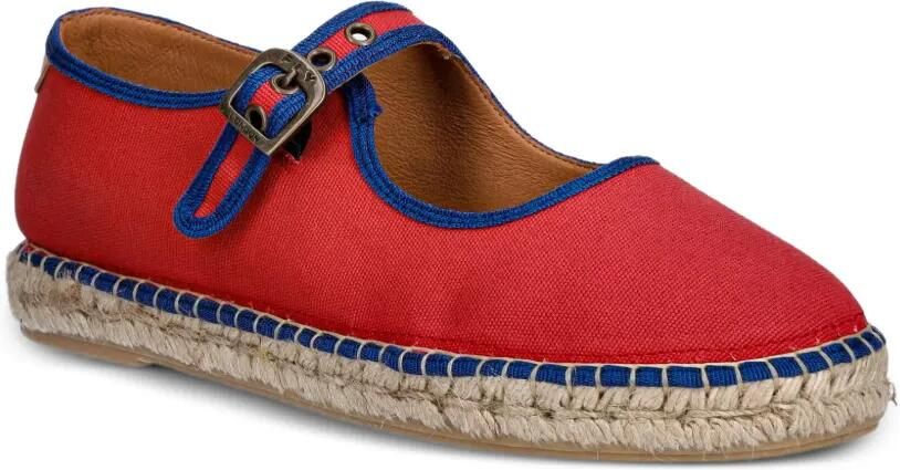 Fly London Espadrilles met gespsluiting Rood - Foto 3