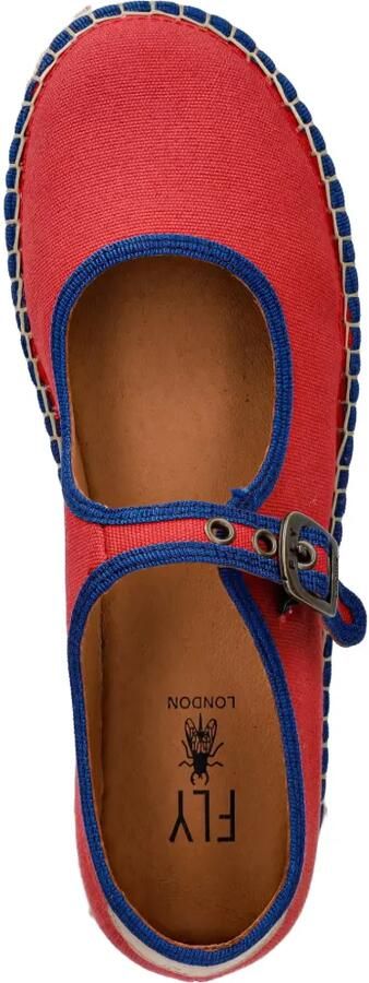 Fly London Espadrilles met gespsluiting Rood - Foto 4