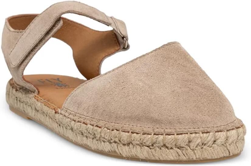 Fly London Espadrilles met gevlochten zool en klittenband Beige - Foto 3