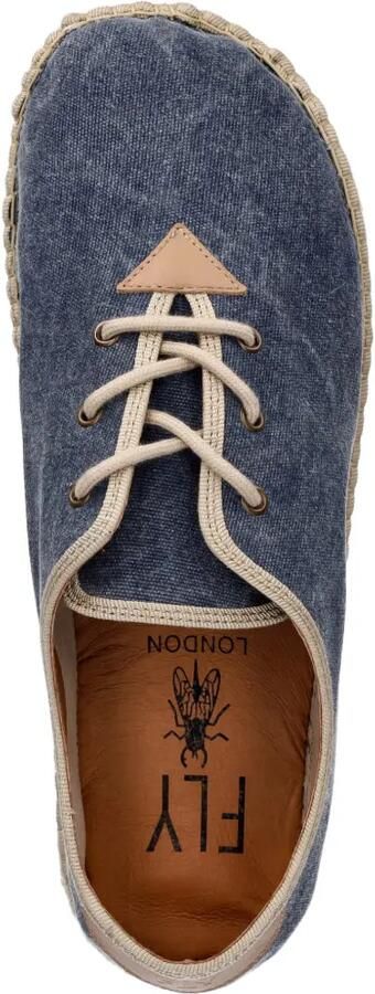 Fly London Espadrilles met veters Blauw - Foto 4