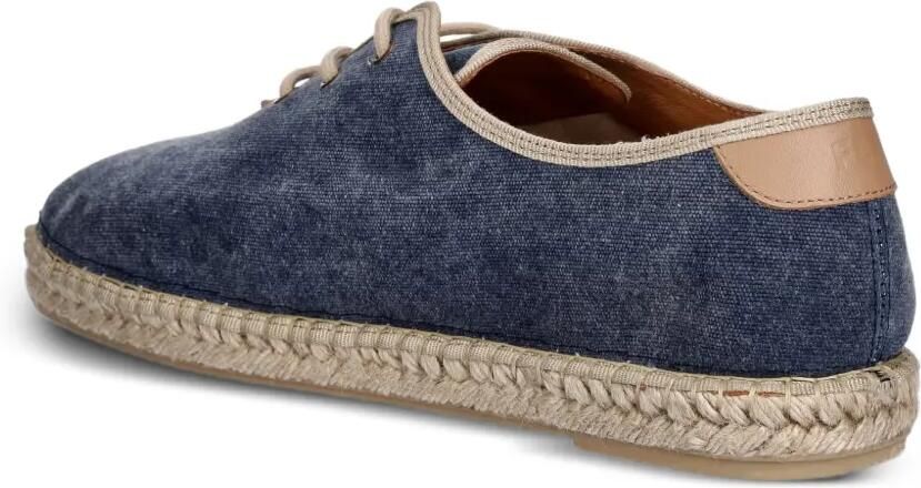 Fly London Espadrilles met veters Blauw - Foto 2