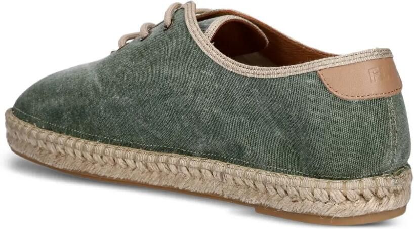 Fly London Espadrilles met veters Groen - Foto 4