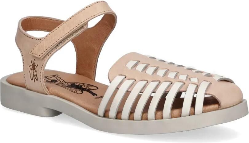 Fly London Geweven sandalen met klittenband Beige - Foto 3