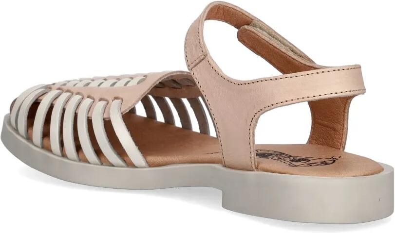 Fly London Geweven sandalen met klittenband Beige - Foto 2