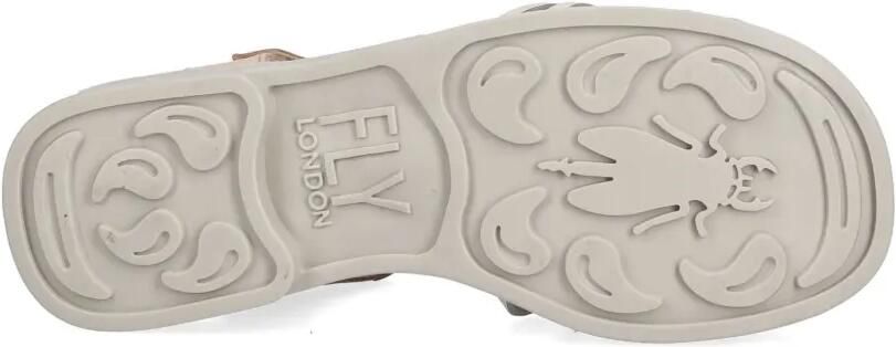 Fly London Geweven sandalen met klittenband Beige - Foto 5