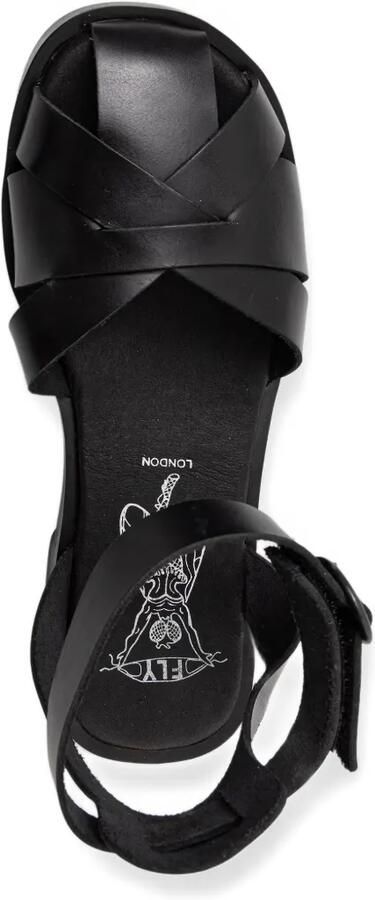 Fly London Leren sandalen met gesp Zwart - Foto 4