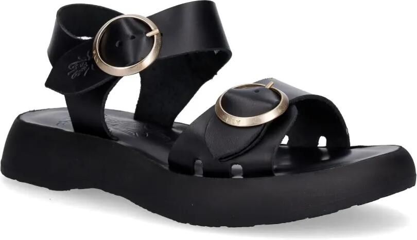 Fly London Leren sandalen met gesp Zwart - Foto 3