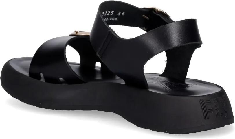Fly London Leren sandalen met gesp Zwart - Foto 2