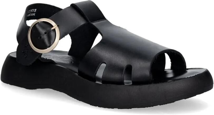 Fly London Leren sandalen met gesp Zwart - Foto 3