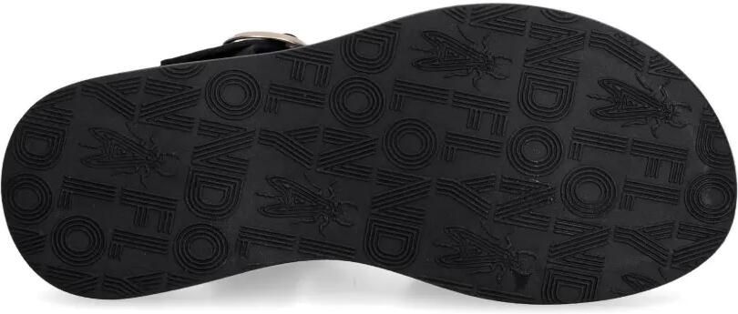 Fly London Leren sandalen met gesp Zwart - Foto 5