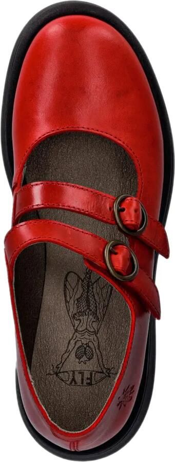 Fly London MILY532FLY schoenen met plateauzool en gespbandje Rood - Foto 4