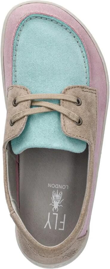 Fly London NELT750FLY suède derby veterschoenen Roze - Foto 3