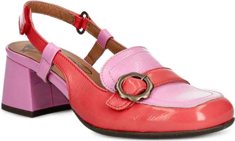Fly London Pemy456fly slingback pumps met gespdetail Rood - Foto 2