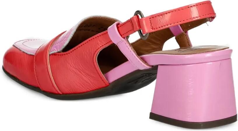 Fly London Pemy456fly slingback pumps met gespdetail Rood - Foto 3