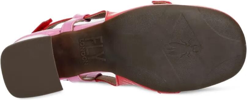 Fly London Pemy456fly slingback pumps met gespdetail Rood - Foto 5