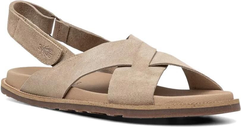 Fly London Sandalen met gekruiste bandjes en klittenband Beige - Foto 3