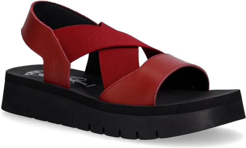 Fly London Sandalen met gekruiste bandjes Rood - Foto 2