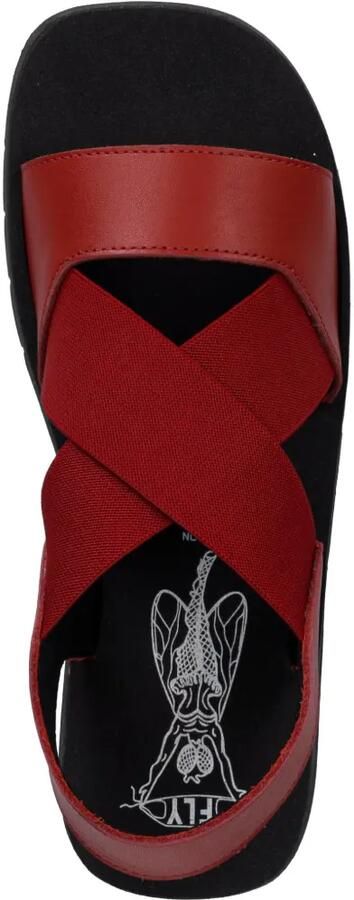Fly London Sandalen met gekruiste bandjes Rood - Foto 3