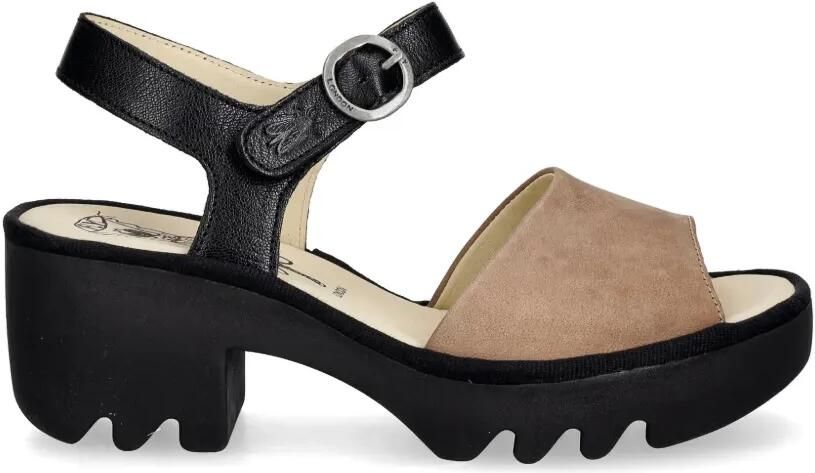 Fly London Sandalen met gesp Zwart