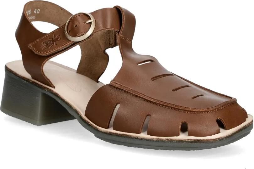 Fly London Sandalen met gespsluiting Bruin - Foto 2