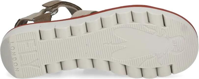 Fly London Sandalen met plateauzool Beige - Foto 5