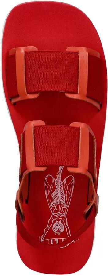 Fly London Sandalen met plateauzool Rood - Foto 3