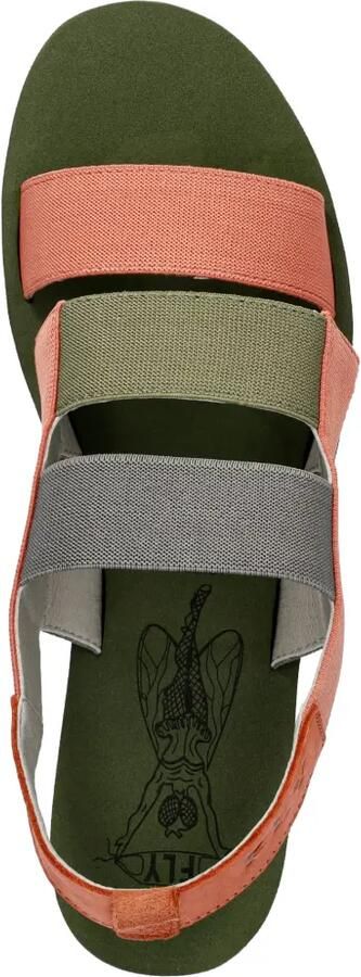 Fly London Sandalen met sleehak en bandjes Roze - Foto 3